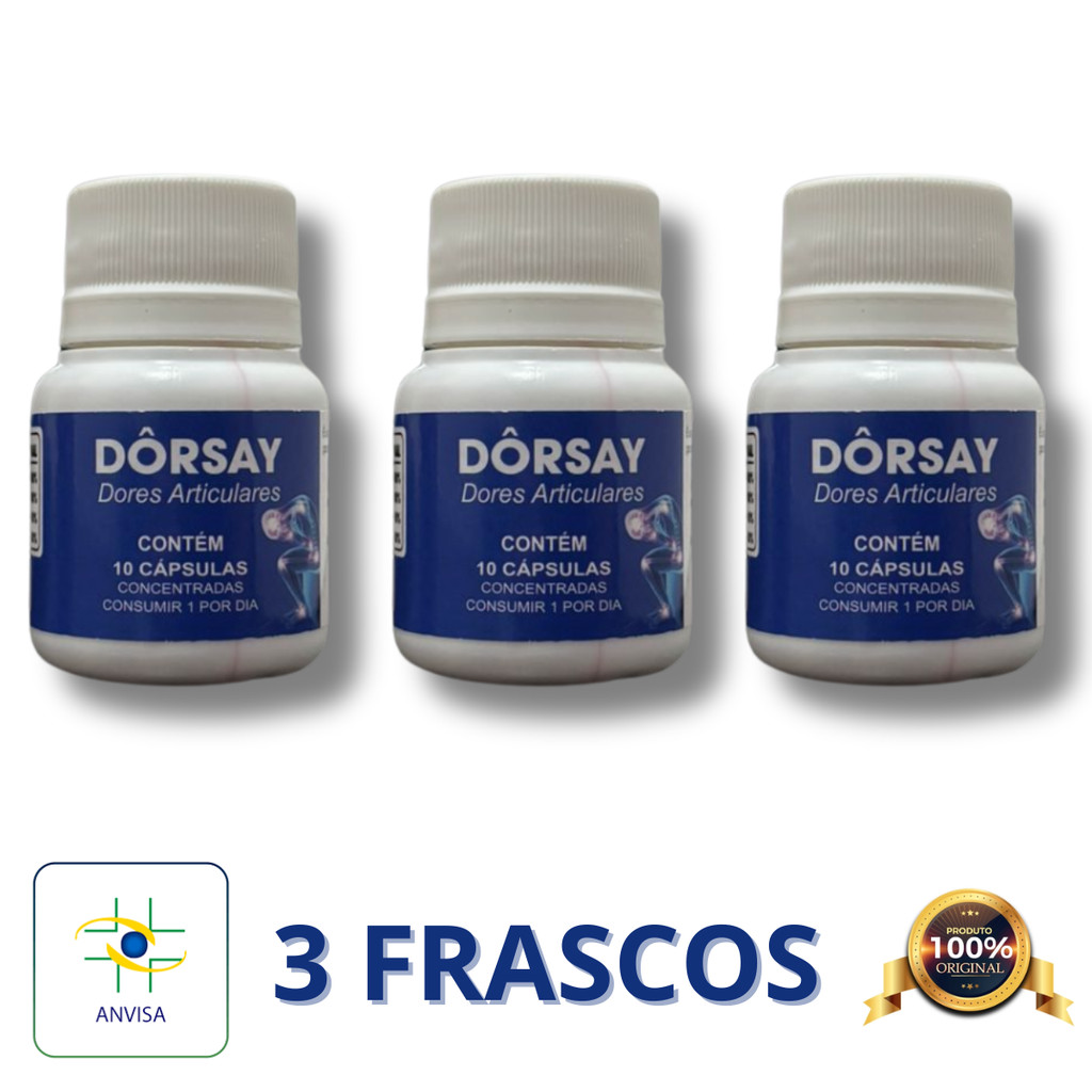 Kit com 03 DORSAY - 100% Natural
