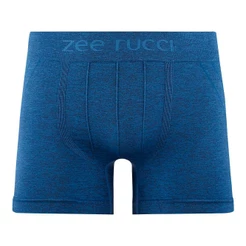 Cueca Boxer Mescla sem Costura Azul Real Zee Rucci