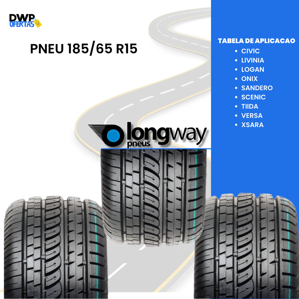 Pneu 185/65-R1 Fox Palio Fit Siena Etios