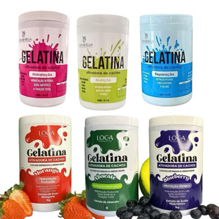 Gelatina Ativadora De Cachos 1Kg Linda&Bella Reparação Cachos Transição em Oferta na Shopee