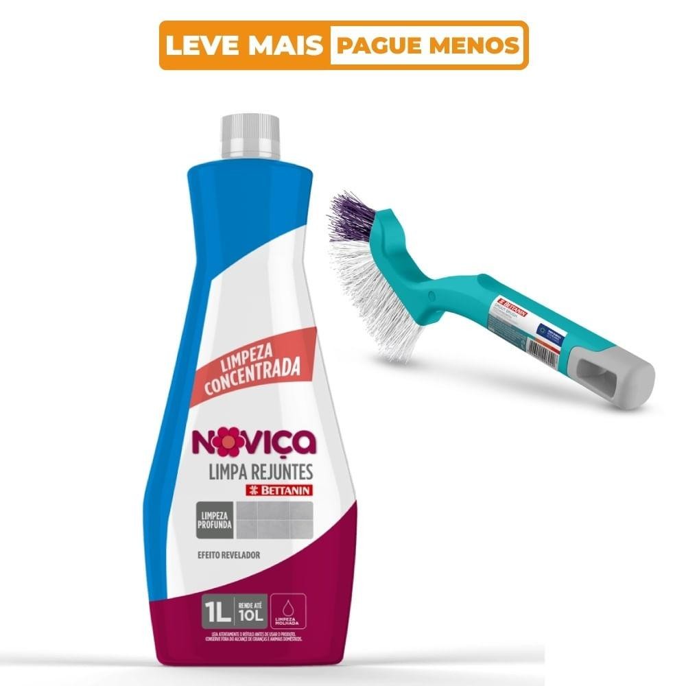 Kit Limpador de Rejuntes Concentrado e Escova Exclusive Bettanin em Oferta na Shopee