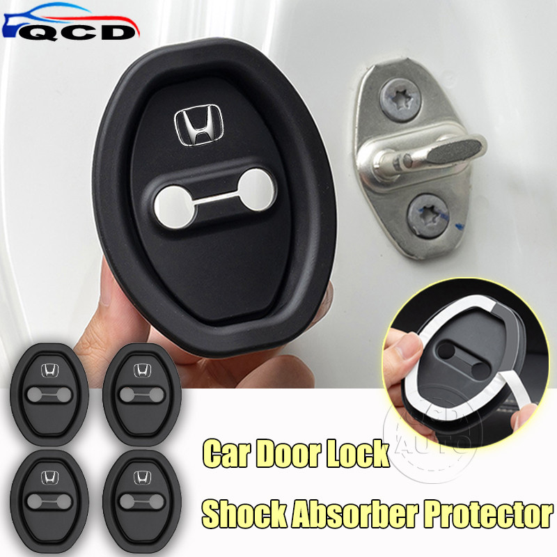 Honda Fechadura Da Porta Do Carro Amortecedor Protetor Almofada Capa De Borracha Silenciosa Para Ajuste Cidade Hatch Hrv