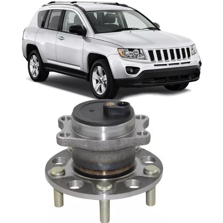 Cubo Rolamento Traseiro Asx Lancer Compass 2.0 4x2 Até 2012