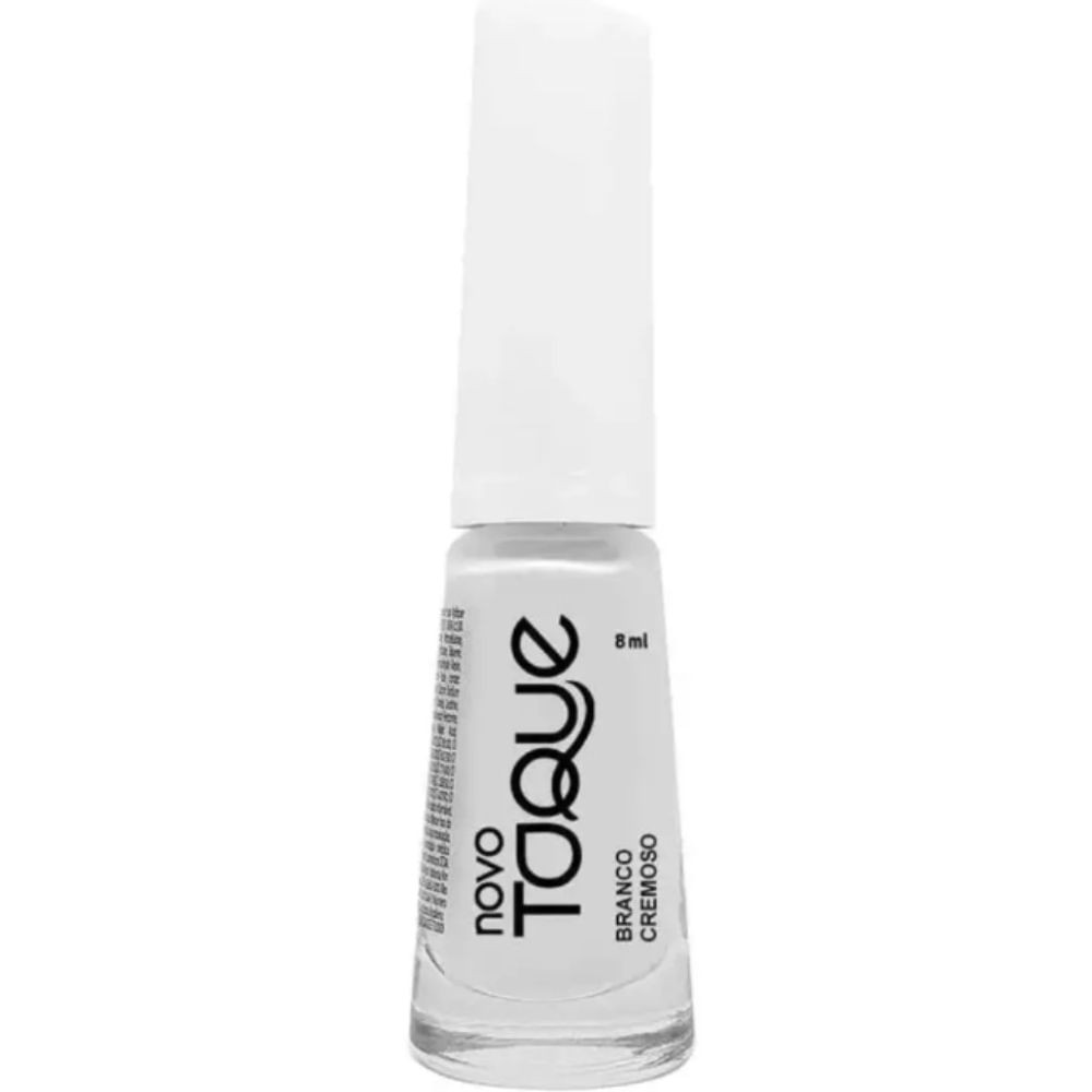 Esmalte Novo Toque Branco Cremoso 8ml - Beauty