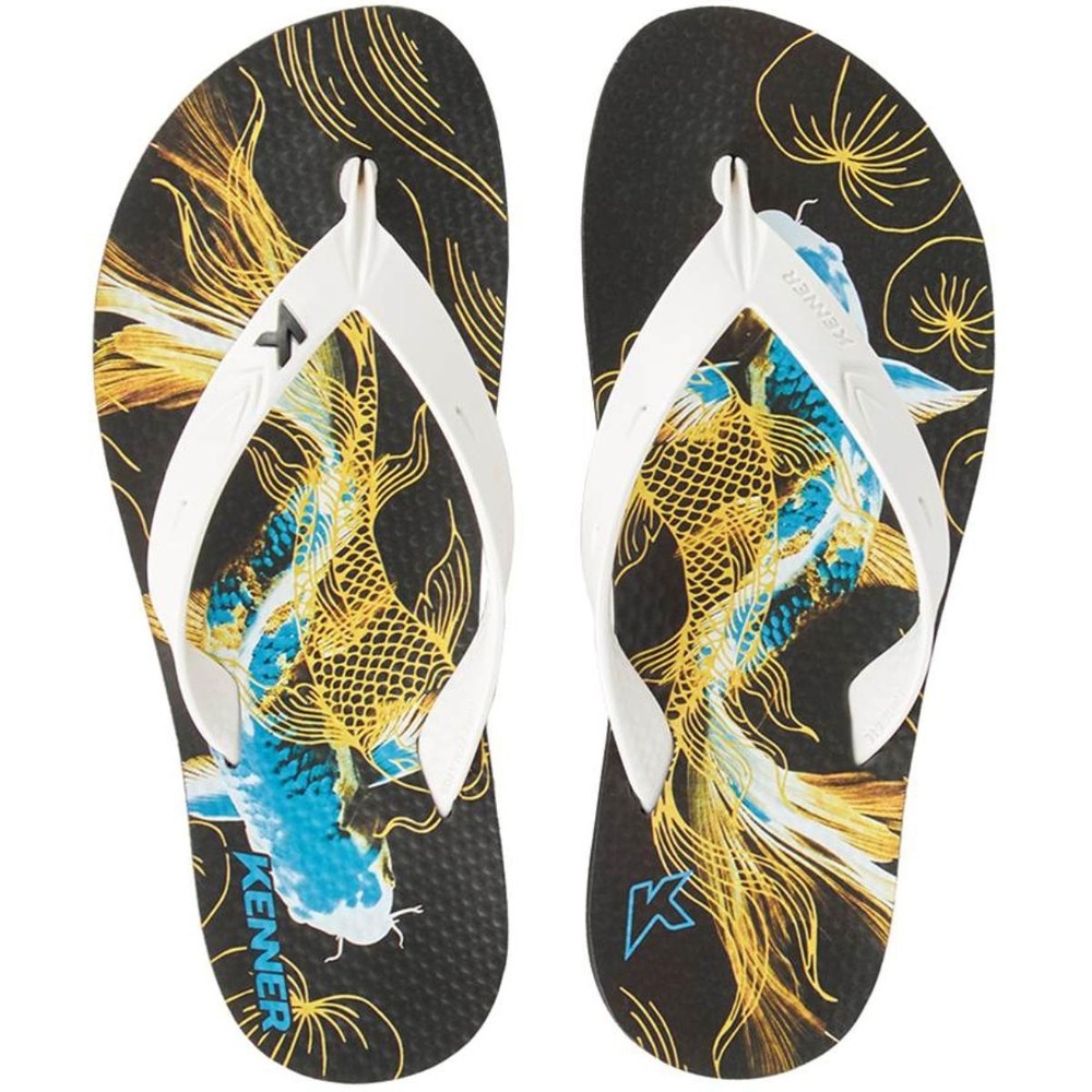 Chinelo Kenner Summer Carpa II Masculino - Preto e Dourado em Oferta na Shopee