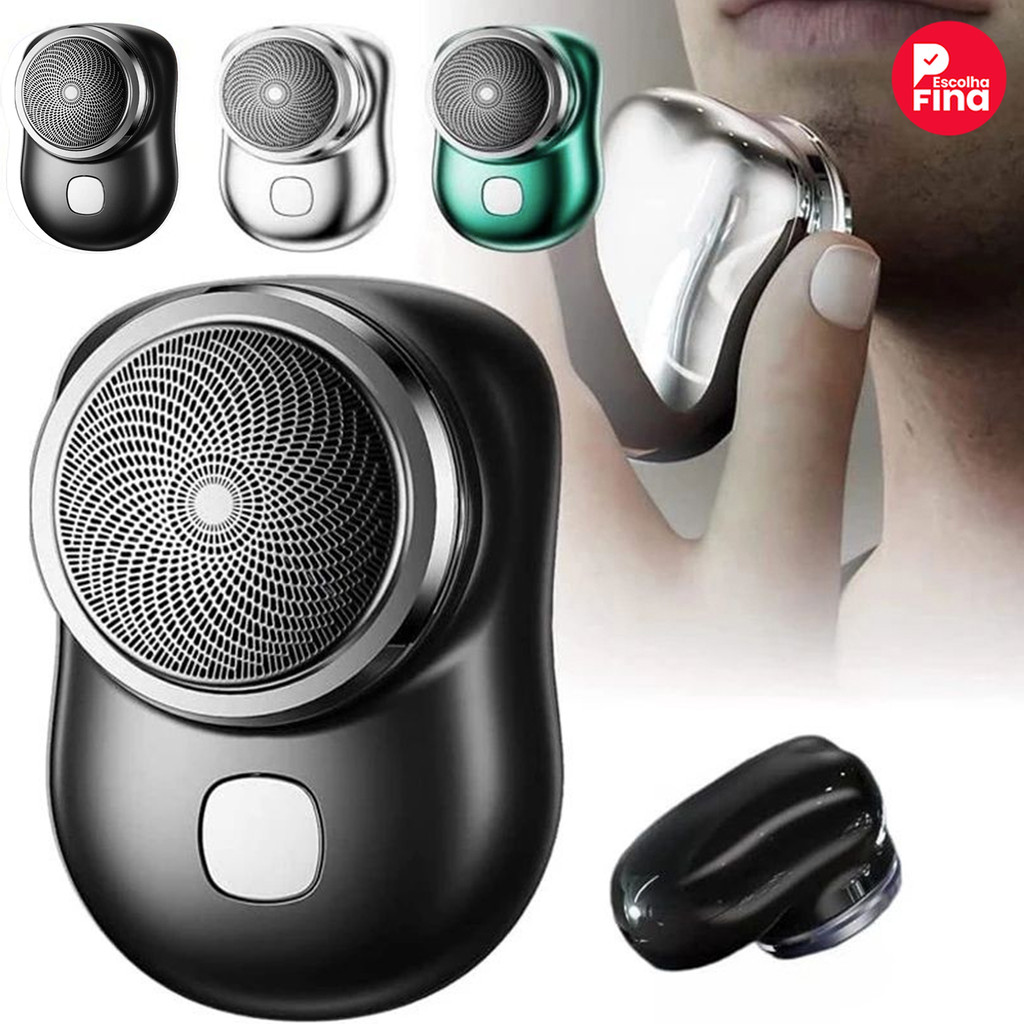 Fortemente Recomendado! Aparador de Barba Elétrico Mini-portátil À Prova D'água, Modelo C, Generosa! — R$ 16,88 em Shopee, 58% OFF