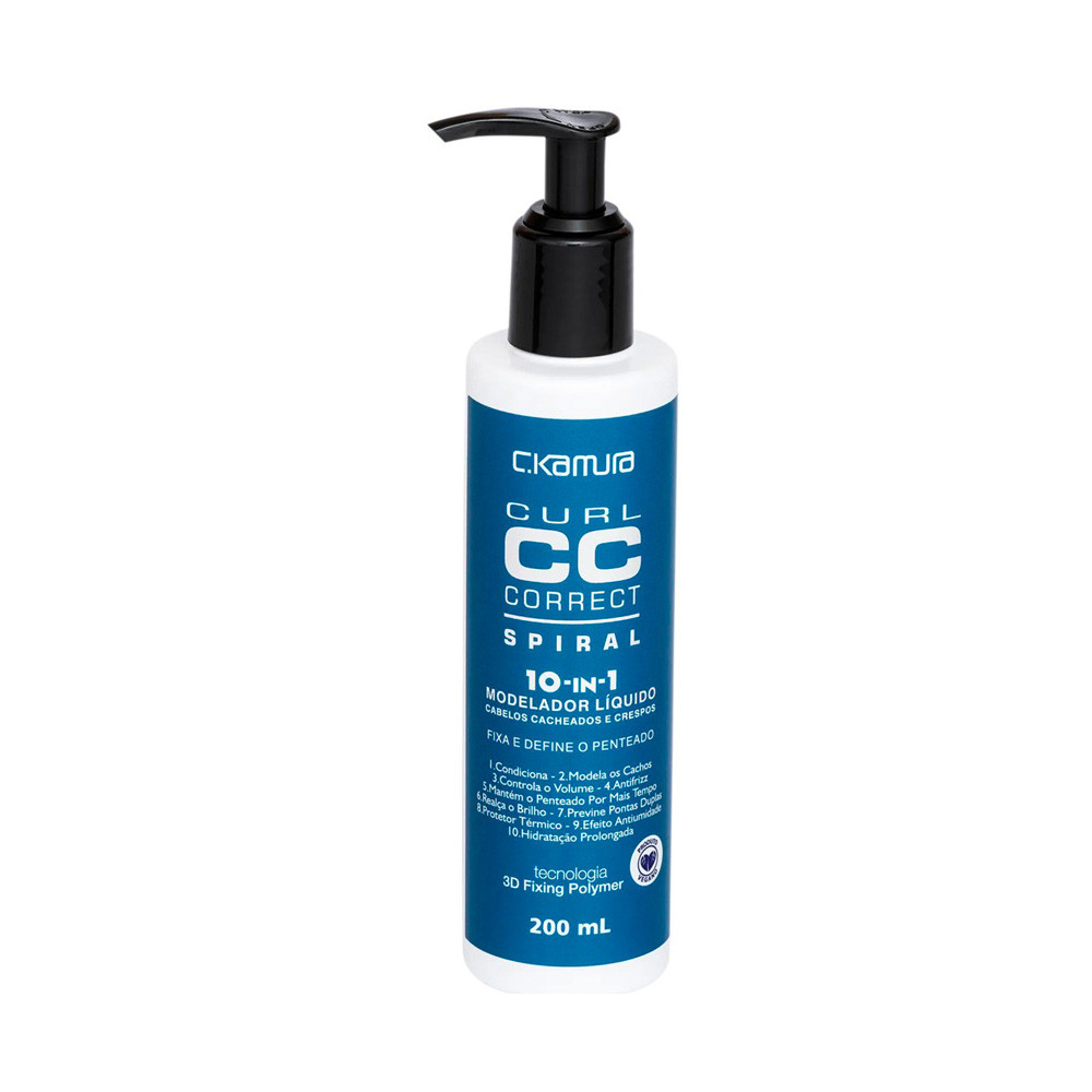 Modelador De Cachos C.kamura 10-In-1 Spiral 200ml em Oferta na Shopee