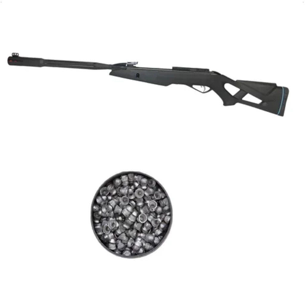 Carabina Pressão Gamo Whisper Fusion Igt Pistão 5.5mm + Chumbinho 5,5mm