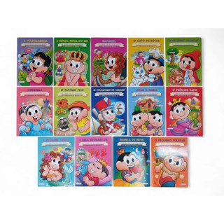 Turma da Mônica (Clássicos ilustrados)- coleção c/ 14 Livros em Oferta na Shopee