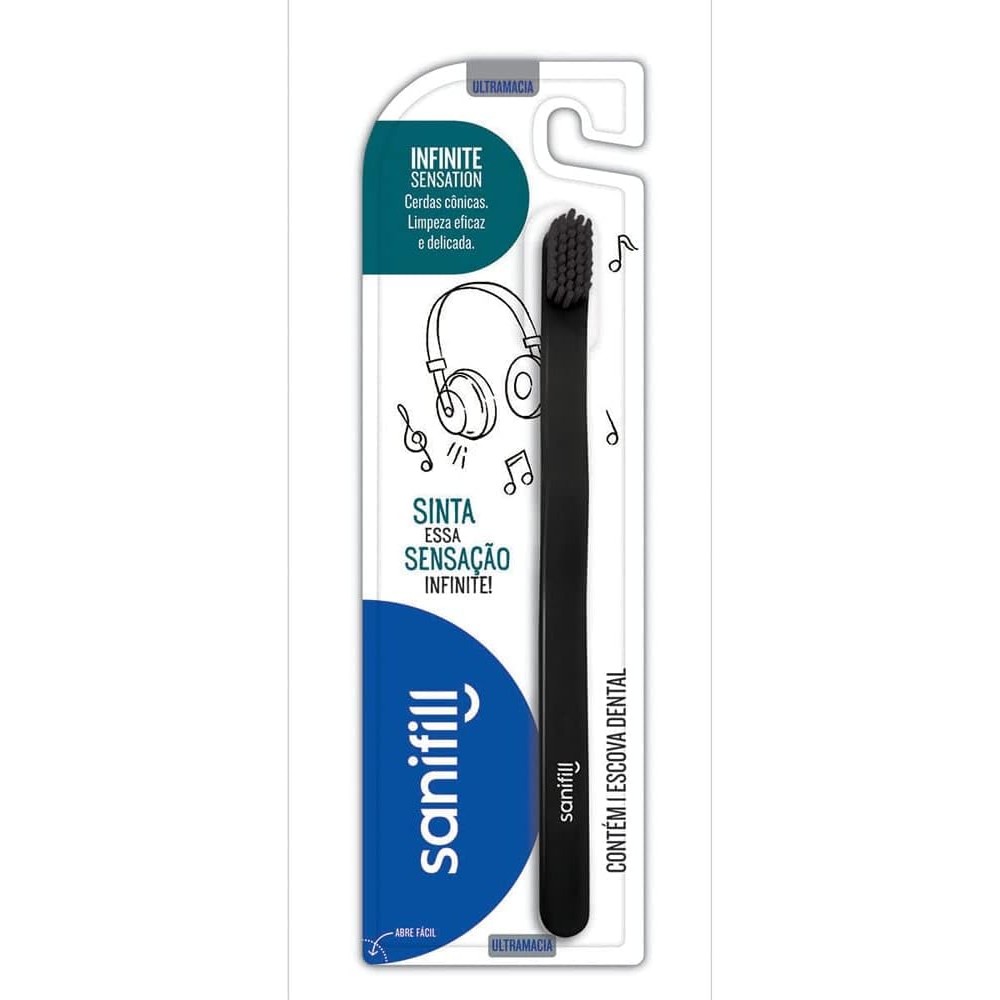 Escova Dental Sanifill Infinite Sensation Ultra Macia com 1 unidade