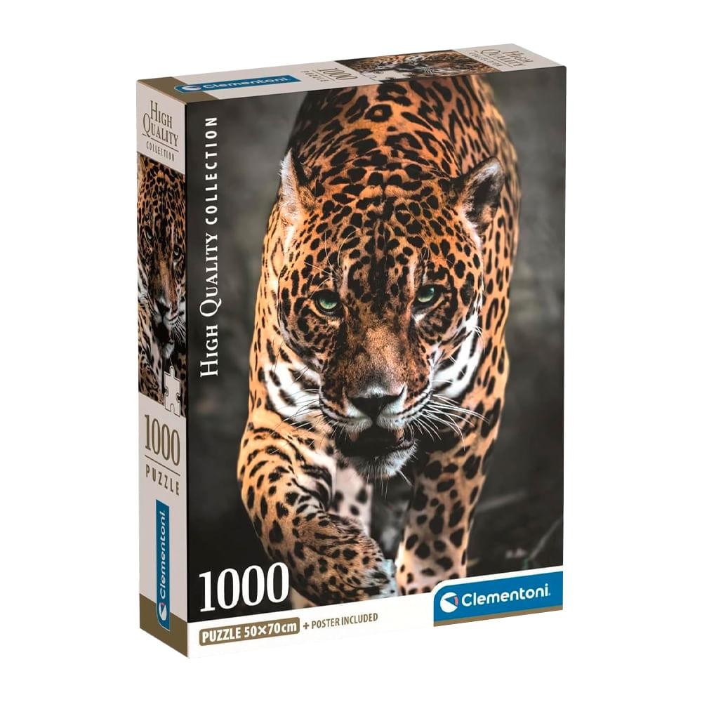 Puzzle 1000 Peças Jaguar - Clementoni 39947 em Oferta na Shopee