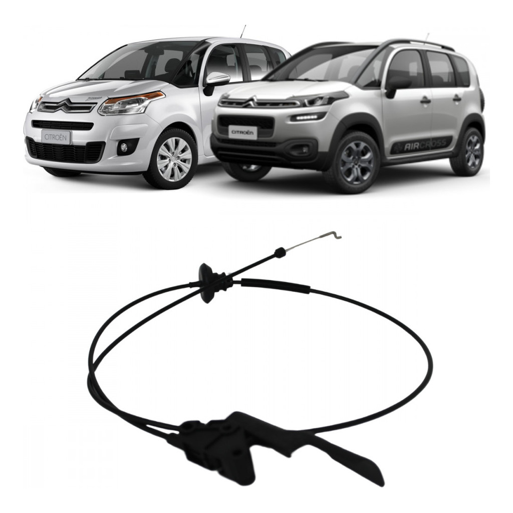 Cabo Abertura Capô Citroen C3 Picasso Aircross Cabo Abertura Capô Citroen C3 Picasso Aircross