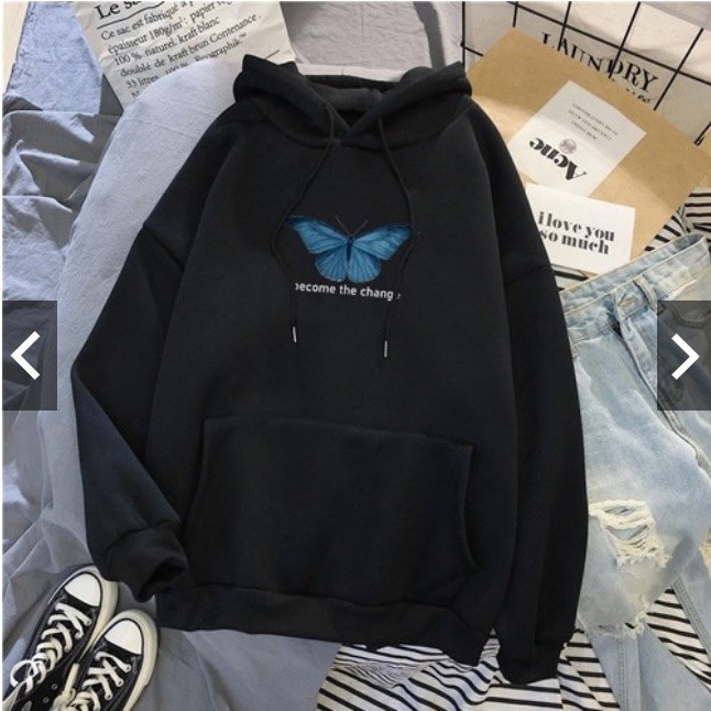 Moletom Canguru Unissex Borboleta butterfly The Change Moda Tumblr Fancy EUA TOP