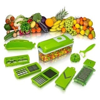 Nicer Dicer Plus Cortador Fatiador Descascador de Legumes Frutas e Legumes
