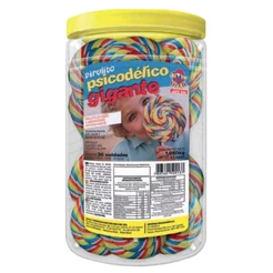 Pirulito Psicodélico Gigante c/30 - Santa Rita