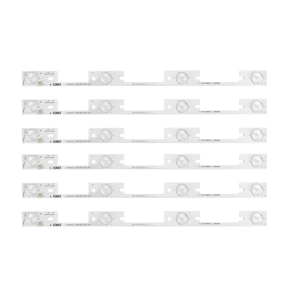 Kit Completo Barra Led TV Compatível Semp 39L2400 / 40L2400 / 40L5400 / DL3944 - 6 Barras Konka Nova