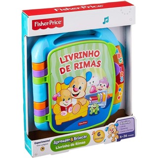 Livrinho de Rimas Aprender a Brincar - Fisher Price
