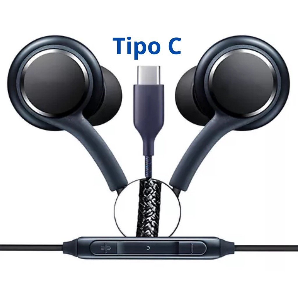 Fone Tipo C Original S20 FE S21 Plus S21+ S22 Ultra S23 ultra S24 A53 A54 A55 A73 M52 M53 Edge Fone De Ouvido Tipo C em Oferta na Shopee