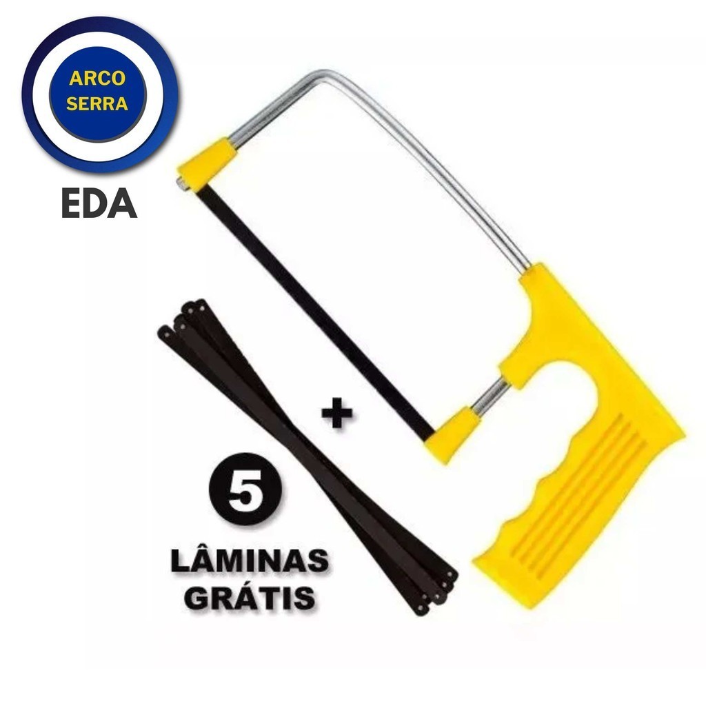 Arco De Serra  Com 5 Laminas Eda Kit 10 Unidades em Oferta na Shopee