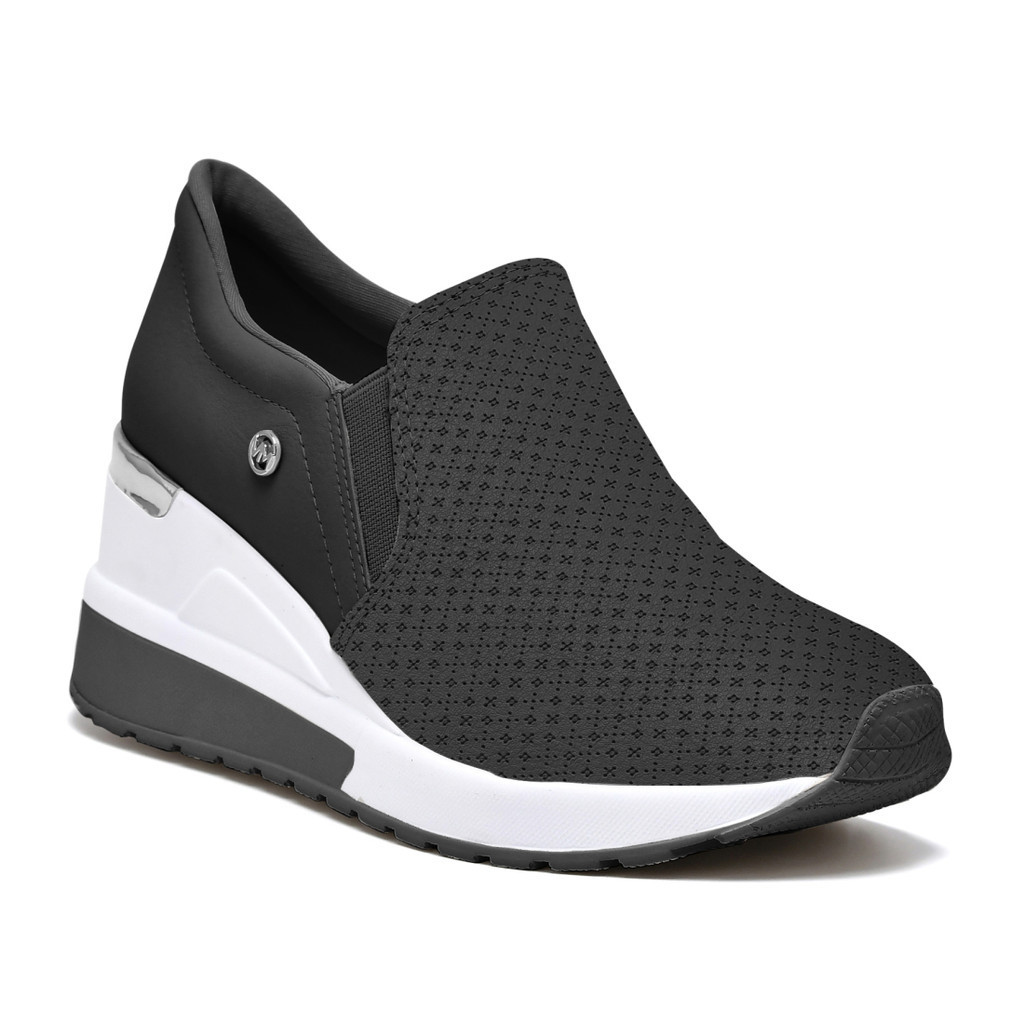 TENIS VIA MARTE FEMININO ANABELA SOLA ALTA CASUAL ORIGINAL