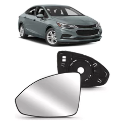 Lente Retrovisor Cruze 2017 2018 2019 2020 Com Base Direito