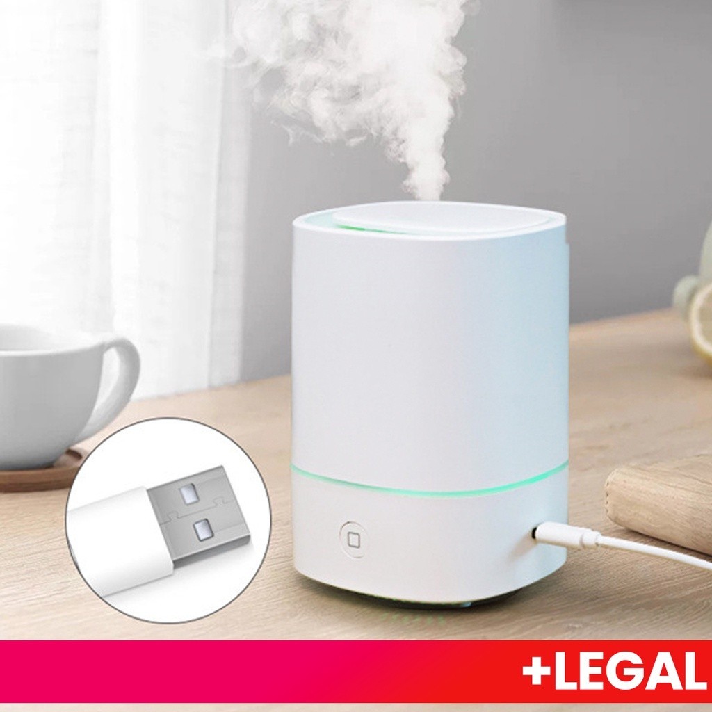 Mini Umidificador De Ar E Difusor De Óleo Essencial Madeira Elétrico Ultrassônico Portátil Para Quarto