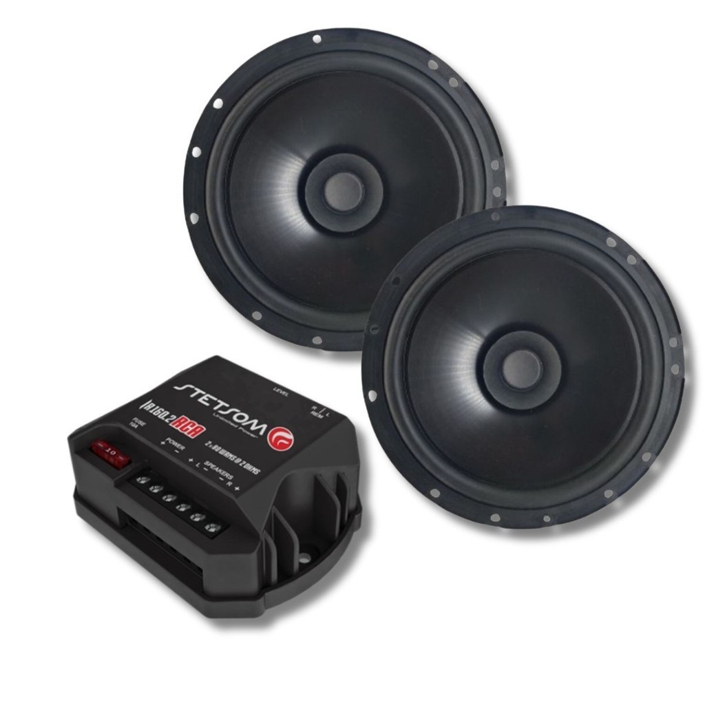 Kit Ir160.2 + Par Alto Falantes 6 Bomber Montadoras 100w