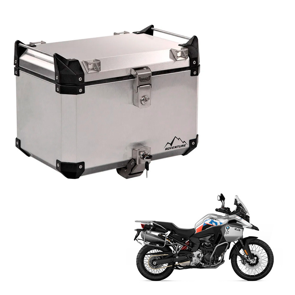 Bauleto Traseiro Adventure F 900 GS 48L Escovado Bráz