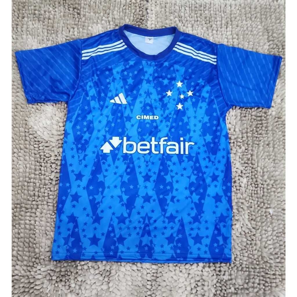 CAMISA do Cruzeiro Azul TEMPORADA 2024/25 de Alta Qualidade FRETE GRÁTIS ENVIO IMEDIATO