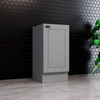 Balcão De Cozinha 40 Cm 1 Porta Americana Henn Cinza em Oferta na Shopee