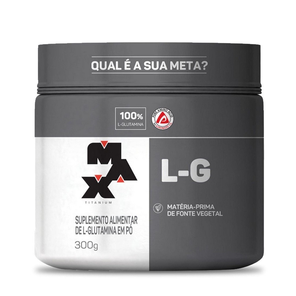 L-G Glutamina - (300g) - Max Titanium