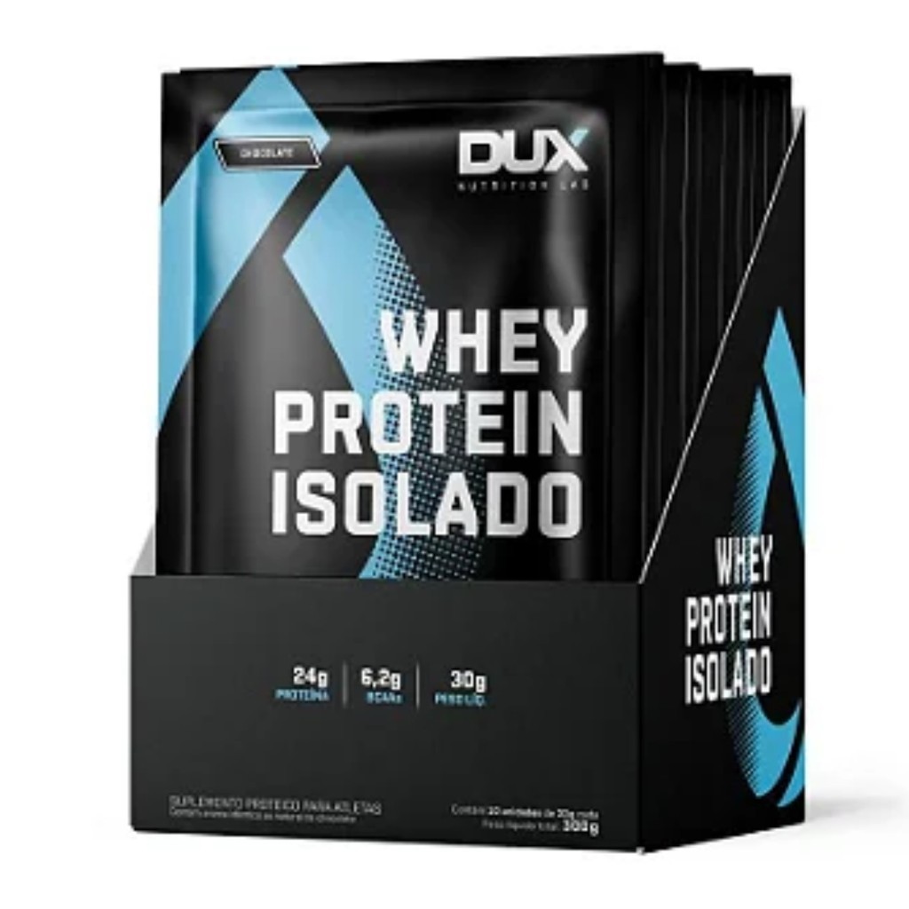 Whey Protein Isolado 28g C/10 Sache Dux Nutrition