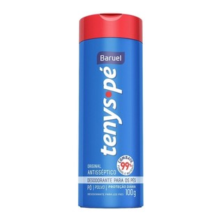 Talco Antisseptico Tenys Pe Baruel Original 100g em Oferta na Shopee