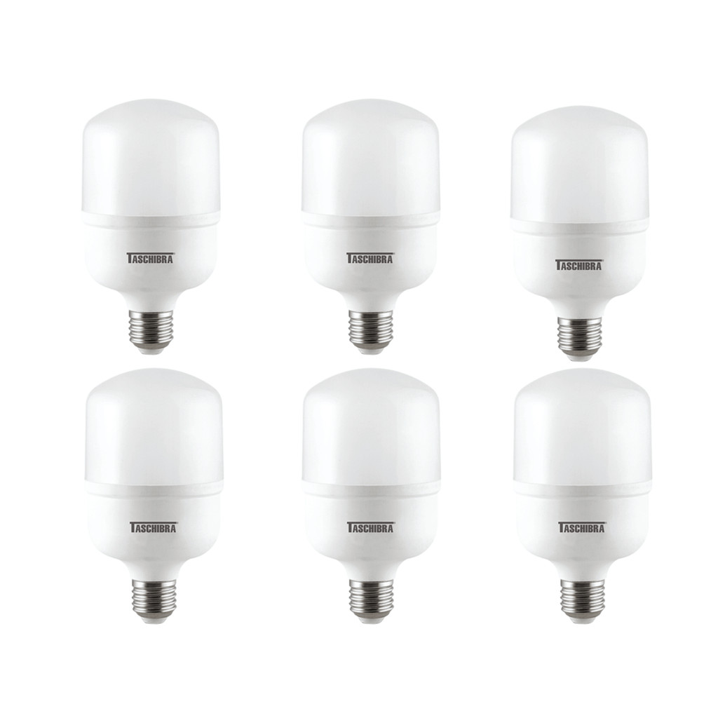 6 Lâmpadas Led 20W TKL 110 6500K E27 - Taschibra
