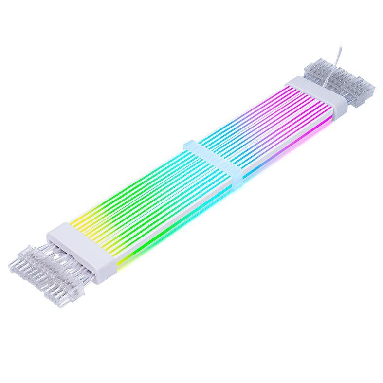 Cabo Extensor Sleeved Acegeek AC38, ARGB, 345mm, Branco, AG-AC38-WH em Oferta na Shopee