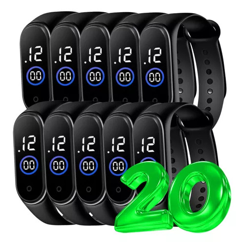 Kit 20 Relógios Led Aniversário Kit Led Kit 10 Relógios Led Kit 15 RelógiO Kit 05 Relógios Esportivo