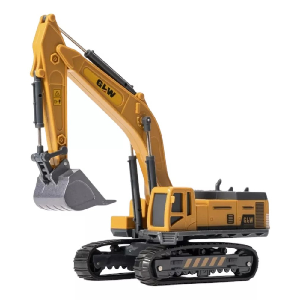 Carro Mini Retroescavadeira Engenharia Construção Urbana GLW