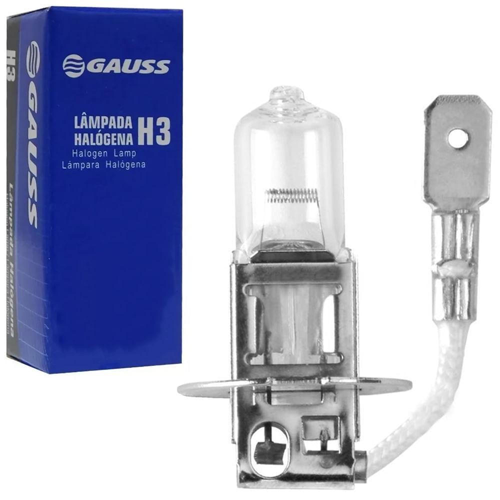 Lâmpada Halógena Amarela H3 70w Pk22s 24v Gauss Gl45 em Oferta na Shopee