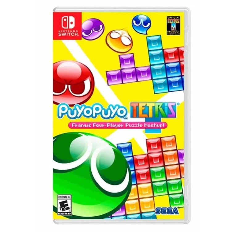 Jogo Nintendo Switch Puyo Puyo Tetris Mídia Física Novo