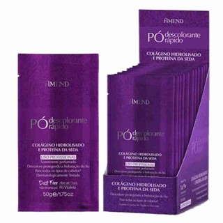 AMEND PO DESCOLORANTE 50G COLAGENO HIDROLISADO E PROTEINAS SEDA em Oferta na Shopee