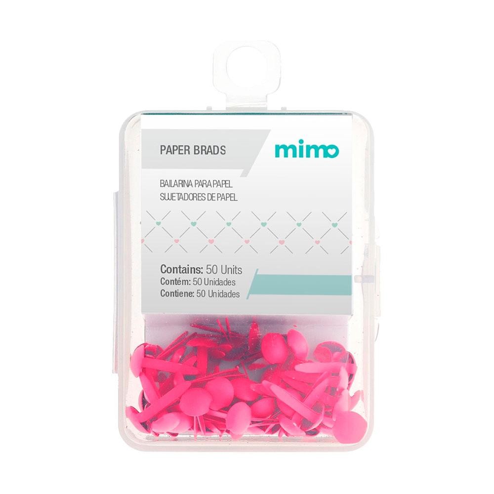 Bailarina para Papel - 6,5 mm - Rosa Pink - Mimo - 50 Unids em Oferta na Shopee