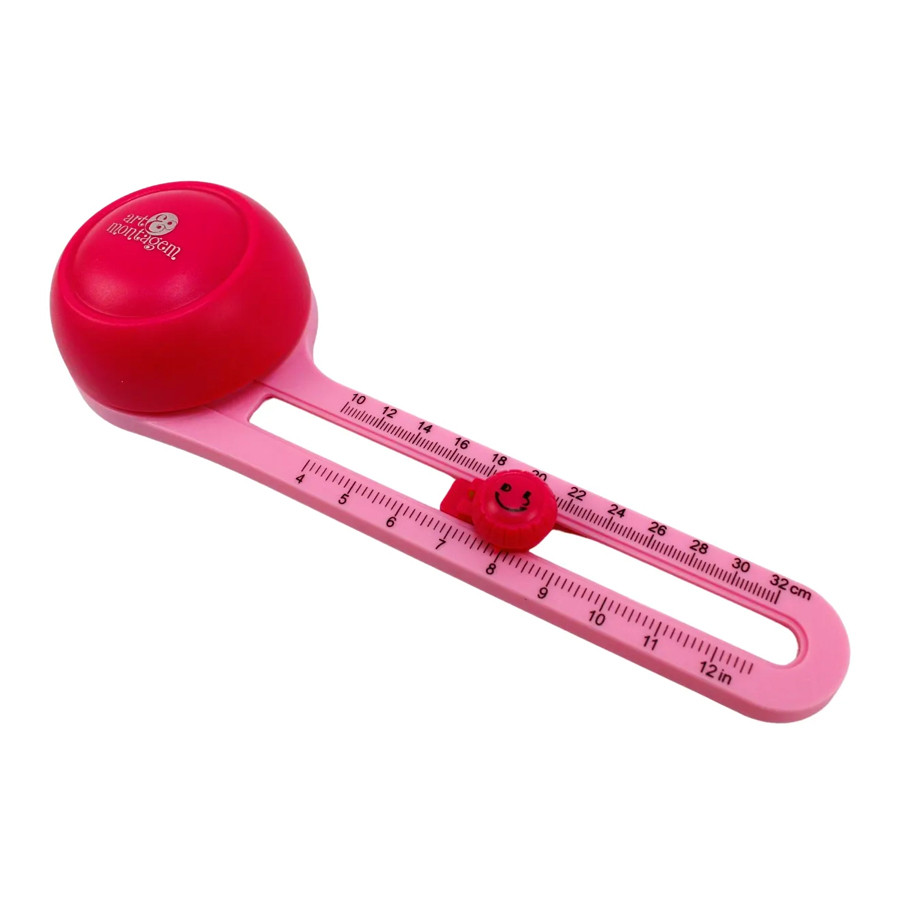 Cortador Circular Rotativo - Rosa - 1 unidade - Art Montagem - Rizzo em Oferta na Shopee