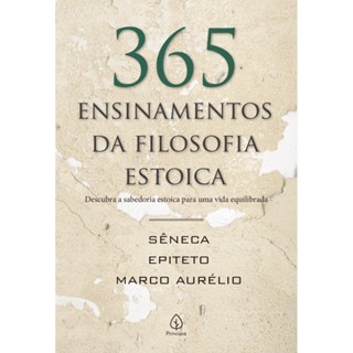 Livro 365 ensinamentos da filosofia estoica em Oferta na Shopee