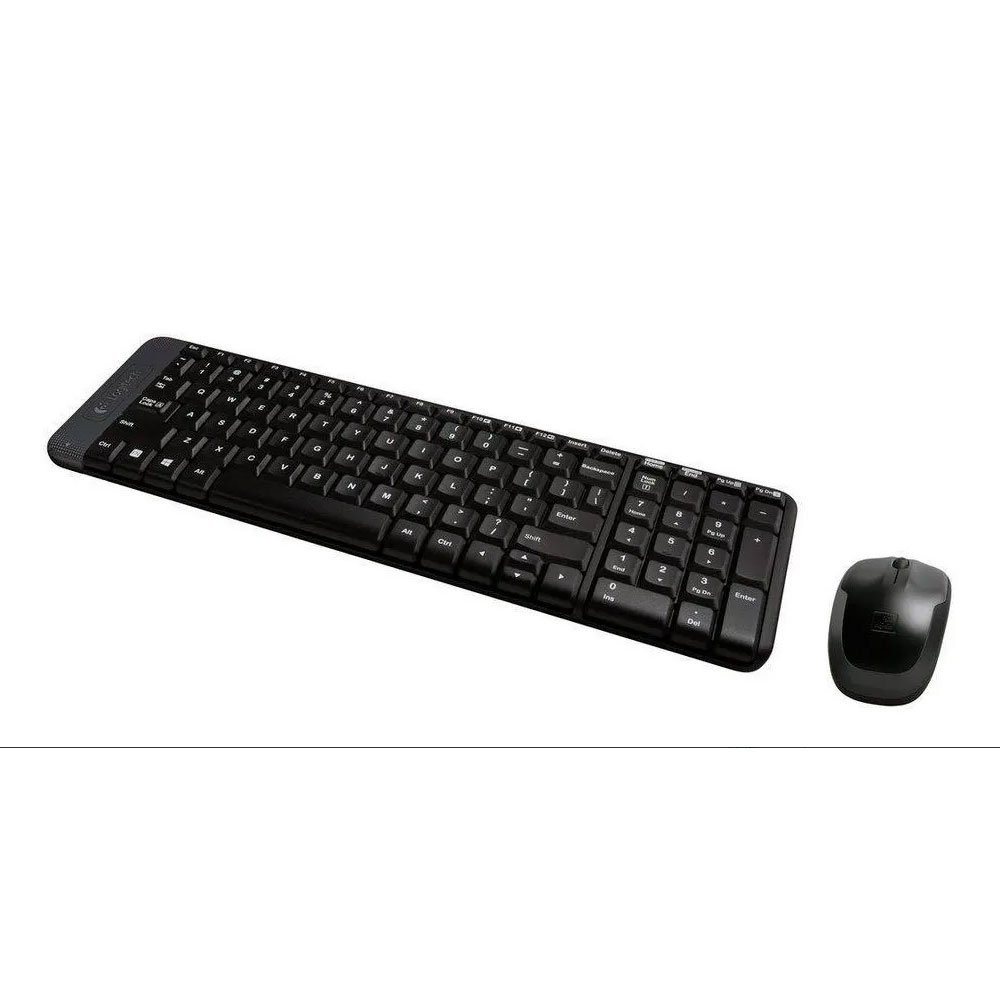 Kit Teclado E Mouse Logitech Mk220 Wireless 920-004431 - Computers & Accessories