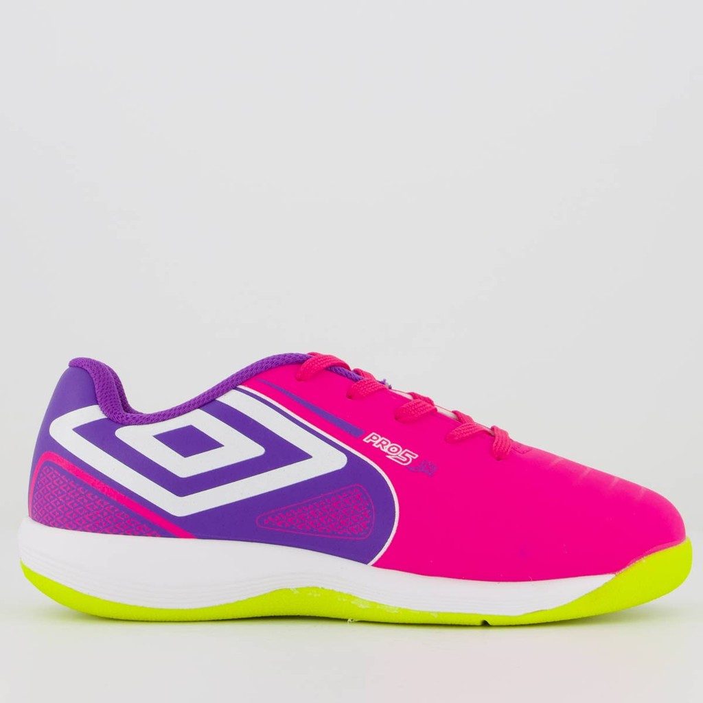 Chuteira Umbro Pro 5 Futsal Juvenil Rosa - Sports & Outdoors