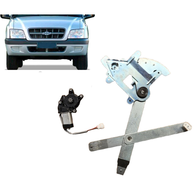Maquina Vidro S10 2001 2002 2003 Á 2011 + Motor Dianteira