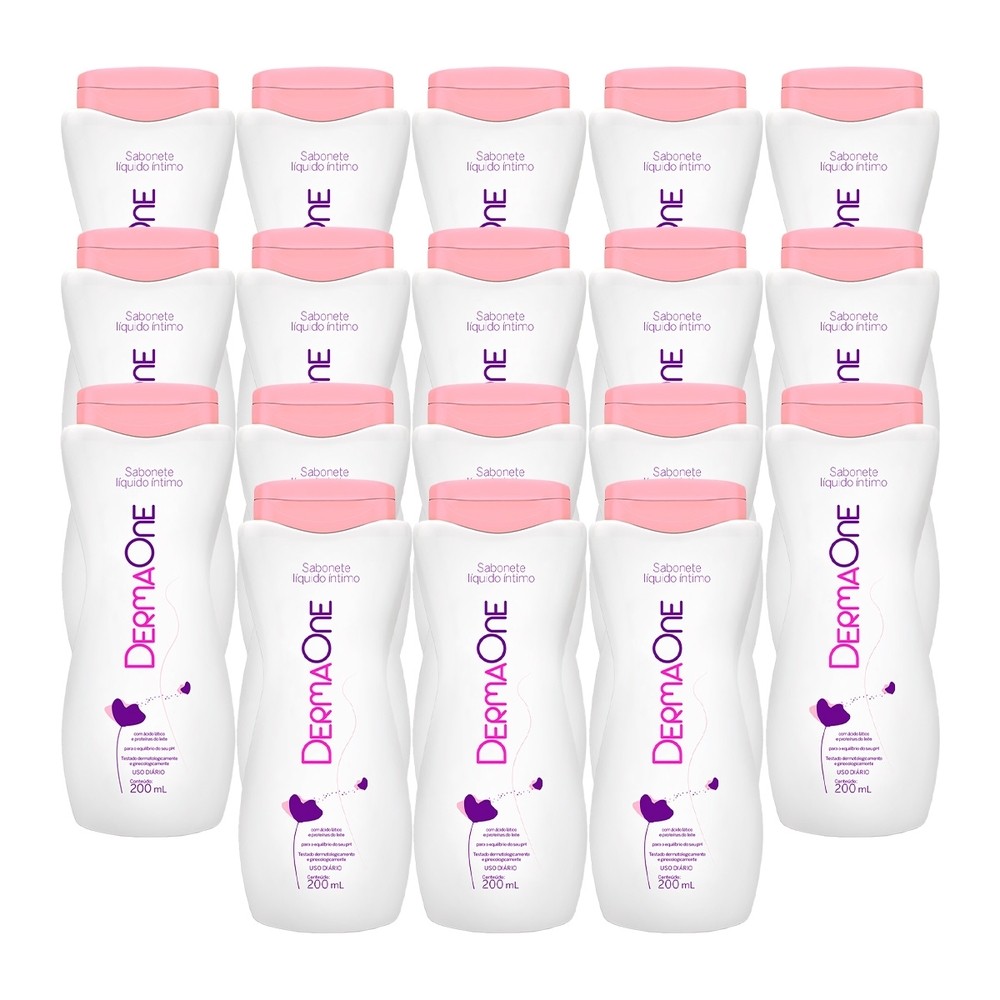 Kit c/ 9 Packs - Sabonete Íntimo Dermaone 200ml em Oferta na Shopee