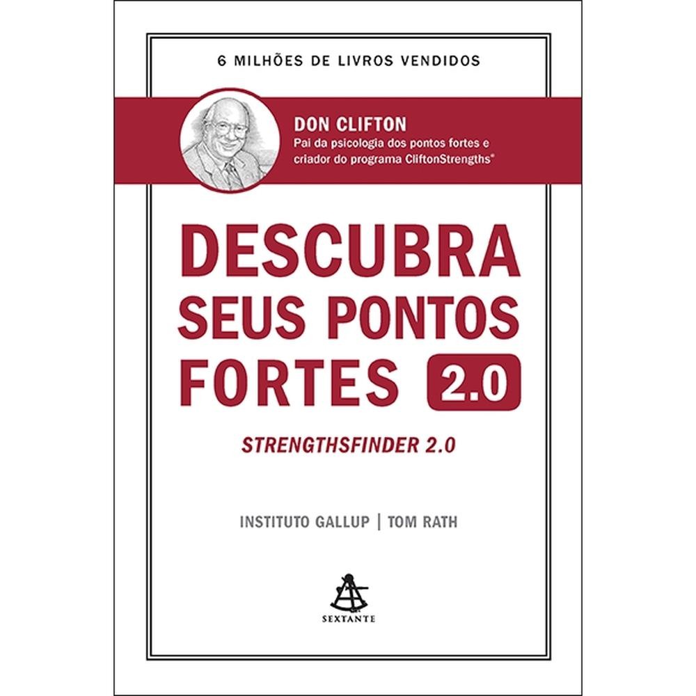 Capa do livro Descubra seus pontos fortes 2.0 livro lojaVP 071