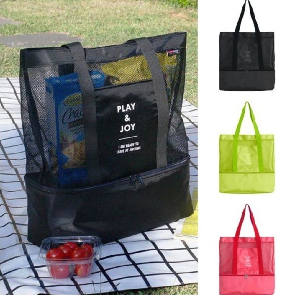 Bolsa de Praia Com Cooler