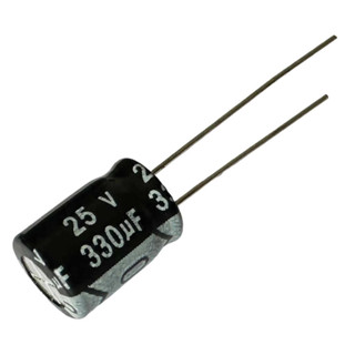 KIT 5 PÇS CAPACITOR ELETROLITICO 330X25V - 330UF X 25V 105º em Oferta na Shopee